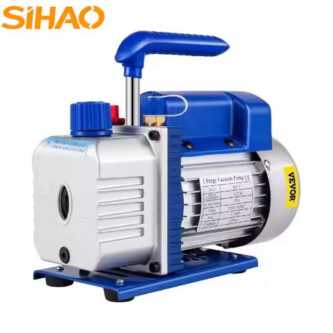 SIHAO 4.8CFM 1/3HP Refrigeration Vacuum Pump Air Conditioning for Automobile Vacuum Evacuation Car R