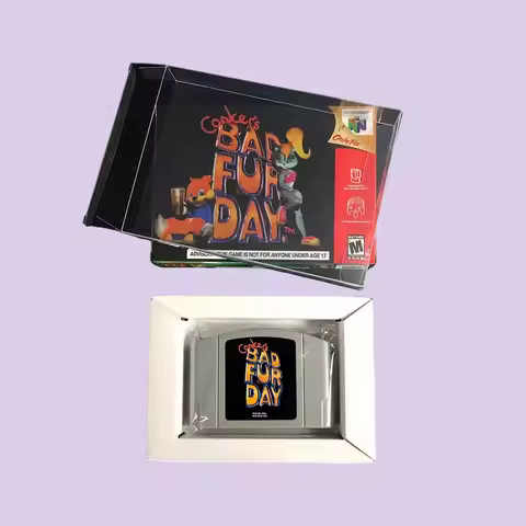 Conker's Bad Fur Day N64 Game Cartridge With Retail Box USA NTSC EUR PAL Version for Nintendo 64 Con