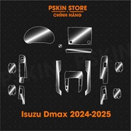 Isuzu Dmax 2024-2025 - Dán film PPF dán full bộ bảo vệ nội thất - chống xước che mờ vết xước cũ hiệu