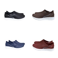 Rumahkaki - Sepatu Karet Pria Slip On Casual Empuk Anti Air Ringan Tanpa Tali Ukuran Cowok 39-43 ATT
