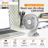 Quạt Sạc Comet Nhiều Chức Năng Bảo Hành 12 Tháng Lỗi 1 Đổi 1 Trong 6 Tháng