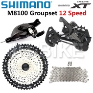 Shimano 12 Speed Groupset DEORE XT M8100 Groupset MTB Mountain Bike 1x12-Speed Shifter Lever Rear Derailleur 51T Cassette Chain