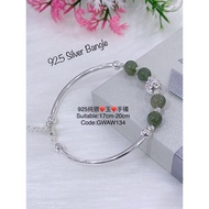 925纯银*玉*手镯(Bangle Silver 925)Gelang tangan perak 925(Jade)