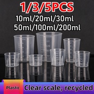1/3/5PCS Multipurpose Measuring Cups Mixing Cups Liquid Container Cups Kitchen Baking