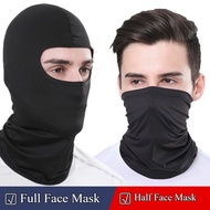 [READY STOCK] Men's and women's half &amp; full headscarf face mask, windproof bike scarf - Penutup separuh dan penuh kepala