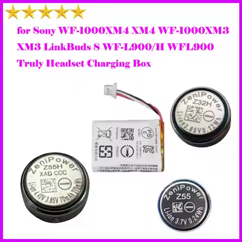Z55 Z55H Z52H Z32H Z75 Reliable Headset Charging Box Battery for Sony WF-1000XM4 XM4 WF-1000XM3 XM3