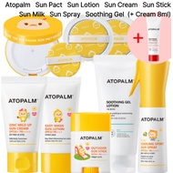 Atopalm Sun Pact Sun Lotion Sun Cream Sun Stick Sun Milk Sun Spray Soothing Gel (+ Cream 8ml)