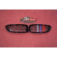 BMW F32 M4 Front Grill Double Fins Tri Colors 4 Series Bumper Depan 420i 428i