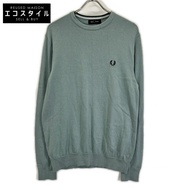 Fred Perry K9601 淺灰經典圓領套頭衫 L 碼 [二手]