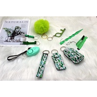 Keychains Kit For Girls With Personal Safety Alarm,  safety alarm With Flashlight for women