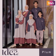 SARIMBIT NIBRAS 2022 IDEA PLUM SERAGAM KELUARGA GAMIS BAJU KOKO IBU