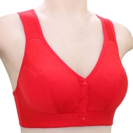 Yingbao 40-90kg Bra Women Front Button Without Wire Plus Size 48 34b Non Wire 38 Cup C Push Up Full 