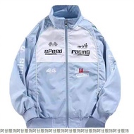 Jaket besbol, jaket menunggang motosikal, jaket musim bunga lelaki dan wanita, jaket windbreaker ber