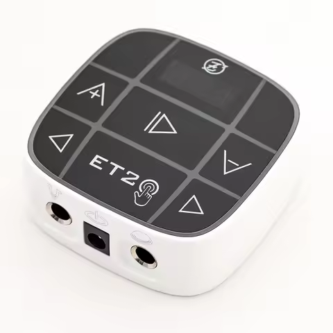 EZ Easy Touch Screen LCD Display Tattoo Digital Power Supply Liner Shader with Plug for Rotary & Coi