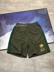 Adidas Originals x Brain Dead聯名款潮流街頭復古休閒運動網眼速乾短褲