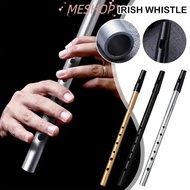 MESHOPMY Irish Whistle Flute, 6 Holes C/D Key Aluminum Tin Whistle, Portable Rich Tone Easy-to-learn