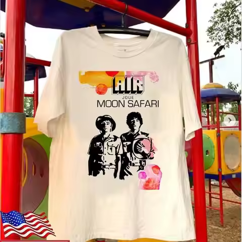 Air Band Moon Safari Tour 2025 France T Shirt Full Size S 5Xl Sn570