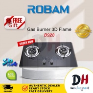 【READY STOCK】 ROBAM B 928 Gas Stove 4.2kw 3D Flame Kitchen Appliances