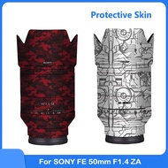 SEL50F14Z Camera Lens Sticker Coat Wrap Protective Film Body Decal Skin For Sony FE 50 F1.4ZA 50mm 1