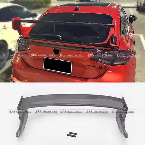 For EPA M Type Carbon Fiber Rear Spoiler for 2022+ Honda Civic Type R FL5 | Race Spec Wing Design | 