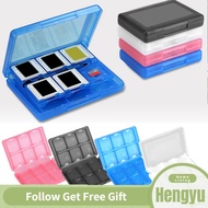 Hengyu 28 in 1 Games Case Plastic Anti-shock Holder Storage Micro SD Memory Card Carrying Case for Nintendo 3DS DSL DSI