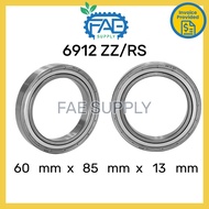 6912ZZ 6912RS 6912 Ball Bearing Deep Groove 60*85*13 mm