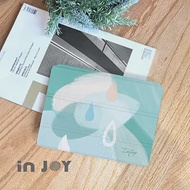 INJOYmall for iPad mini4 系列 Smart cover皮革平板保護套 寧靜的雨天款