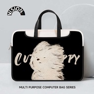 laptop bag bag VISION Hair Dryer Puppy Laptop Bag Portable for Apple macbook15 Point 6 Inch New Air13.3 Huawei matebook Lenovo Women's 14 Inner Bag Pro Protective Cover