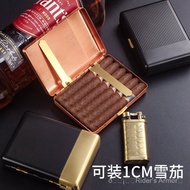 Cigar Case 12 Count Metal Portable Travel Humidor Small Cigar Box Holder for Men Cigar Accessories G