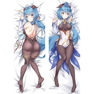 Game Genshin Impact Ganyu Cosplay Sexy Dakimakura Pillow Case Hing Body Prop