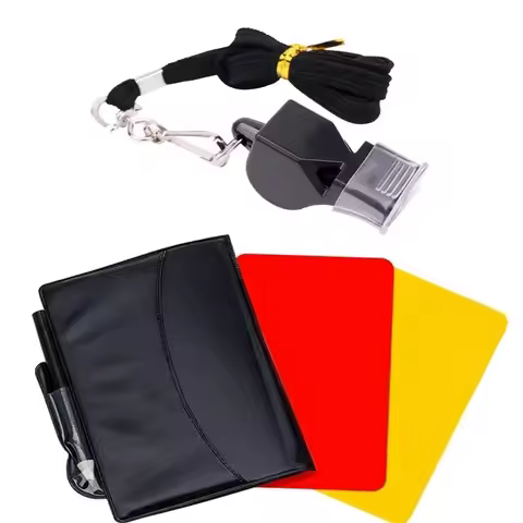 Soccer Referee Card Sets,warning Referee Red And Yellow Cards With Wallet Score Sheets,pencil Soccer