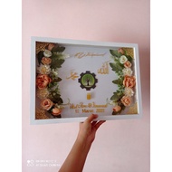 3D dowry frame 30x42 shatterproof acrylic