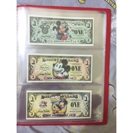 Disney one dollar set （3pcs）