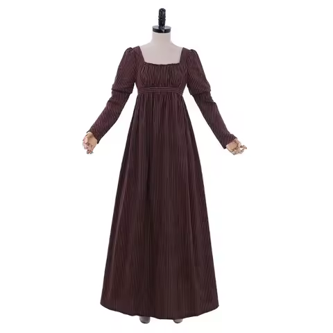 Regency Day Dress Costume Dress Jane Austen Dress Empire Waist Medieval Tea Gown Vintage Rennisance 