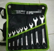 Tekiro Kunci Ring Pas 1 Set Termurah / Combination Wrench Set Berbagai Ukuran Termurah