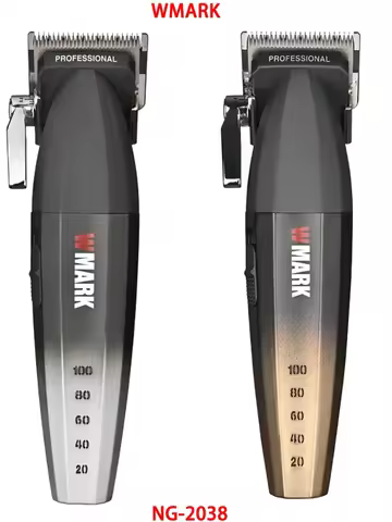 WMARK NG-2038 High Speed Hair Clipper 9000RPM Electric Trimmer LCD Display Long Endurance Profession
