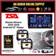 [ MTK 2+32GB ] TSA Nissan Almera 2015 - 2019 Android 10'' inch Car player Monitor