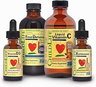 ChildLife Essentials Immune Support 4-Pack for Infants, Babies, Kids, and Toddlers - Vitamin D3 Natu