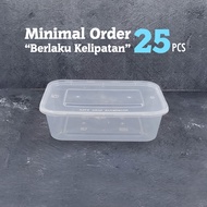 Thinwall 650ML Rectangle Food Container/ Plastic Lunch Box 650 ML Thinwall/ Bekasi