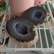 Unique Agate Geode Slice - Natural Home Decor