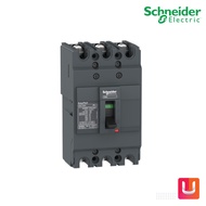 Schneider Electric - EZC เซอร์กิตเบรกเกอร์สวิตช์ตัดตอนอัตโนมัติ (MCCB) 100A ขนาดเฟรม 100A (30kA) - E