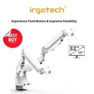IRGOTECH Ultrawide Monitor Stand 34 - 38 inch Adjustable Dual Monitor Arm Curve Monitor Mount Bracke