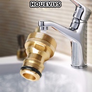 HOUEVIYS Brass Faucet, Brass Universal Tap Adapters, Brass Quick Connector Brass Faucet Connector Ba