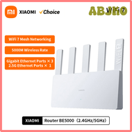 ABJKO BE5000เราเตอร์ Xiaomi ใหม่ Wi-Fi 7 2.4/5GHz Dual-ความถี่ตาข่าย2.5G พอร์ตเครือข่ายความเร็วสูง I