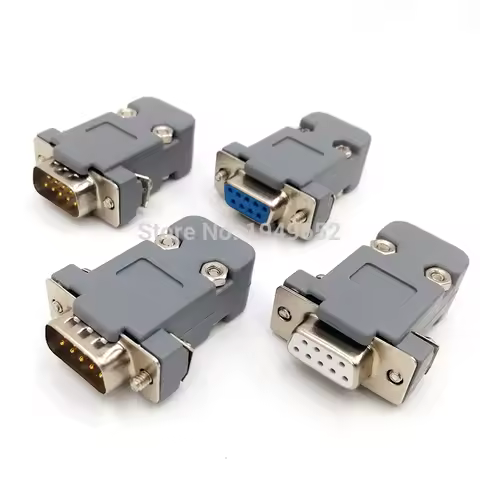 DB9 d-sub connectors Plug rs232 9 pin jack socket adapter female Male DP9
