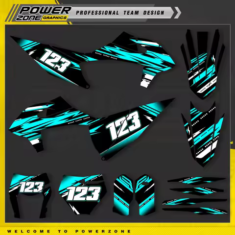 PowerZone Custom Team For KTM SX SXF MX 2019 2020 2021 2022 EXC XCW Enduro 2020-2023 125 to 500cc Gr