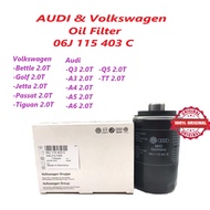 Oil Filter (2.0T) 06J 115  403C / 561B Audi Q3 A3 A4 A5 A6 Q5 TT Volkswagen Beetle EOS Golf Jetta Pa