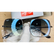 Kacamata RayBan Square RB1971 9149/3F 54 Silver Gradient Blue Original