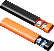 SpaceAid 2 Pack Pill Organizer Box 7 Day, Weekly Travel Pill Case Holder, 2 Times a Day AM PM Daily 