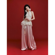 ONONMM Ao Dai 2026 - Uyen Luu Ao Dai Tencel Silk Ao Dai with Embroidered Metallic Silk Dress